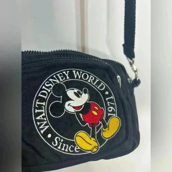 Disney Parks Crossbody Belt Bag Convertible Purse
Black Embroidered Mickey - Picture 4 of 6